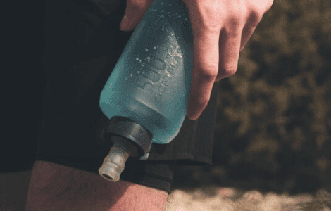 Botella flexible de agua